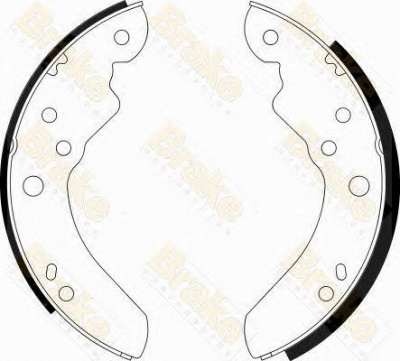 BRAKE ENGINEERING sh2142 -  Комплект тормозных колодок